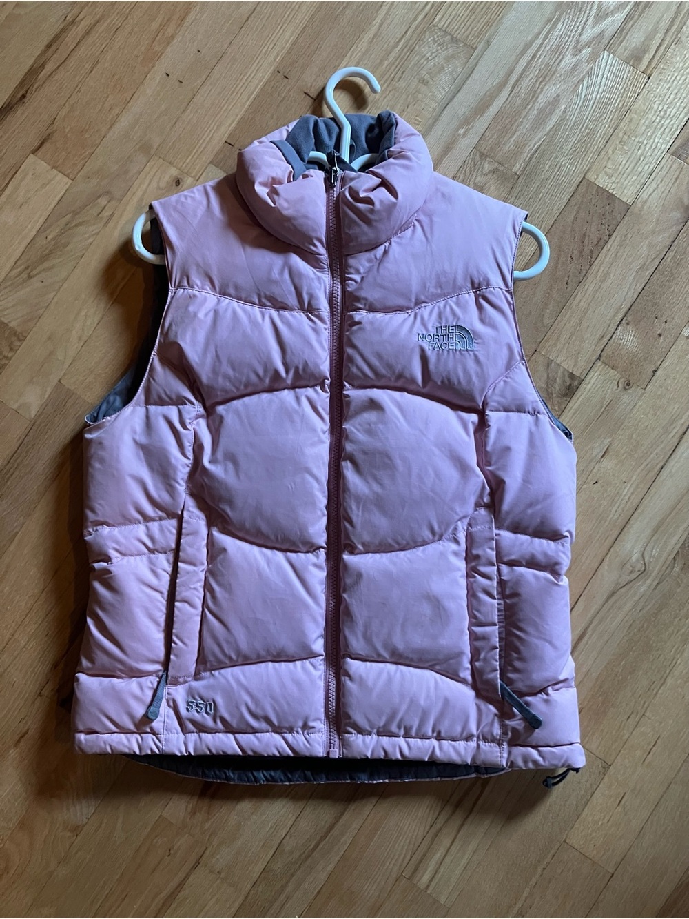 The North Face Light Pink Quilted Puffer Vest